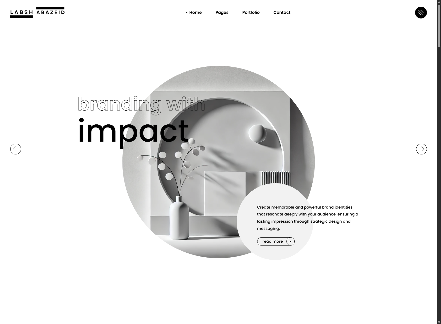 Labsh Abazeid – Digital Marketing Agency Website